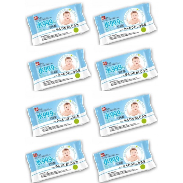 Drėgnosios servetėlės, impregnuotos dejonizuotu vandeniu 99,9% iPLUS, 640psc